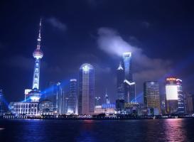 The Oriental Pearl Tower Night View